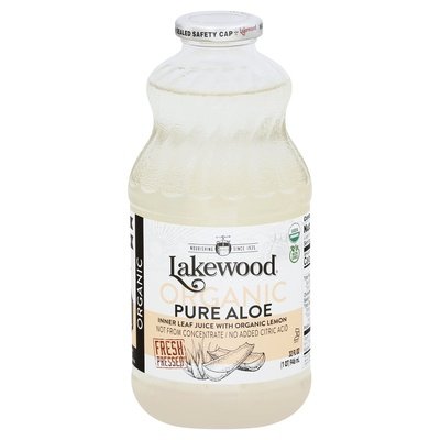 Lakewood Juice Organic Pure Aloe 6/32 OZ [UNFI #0600932] [ebt]