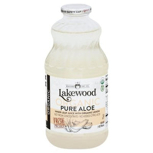 Lakewood Juice Organic Pure Aloe 6/32 OZ [UNFI #0600932] [ebt]