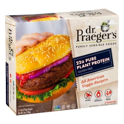 Praeger Veggie Burger 6/8 OZ [UNFI  #2297687]