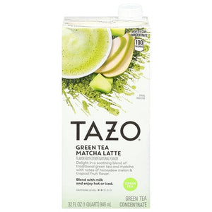 Tazo Green Tea Concentrate Matcha Latte 6/32 oz [UNFI #1088624 ] [ebt]