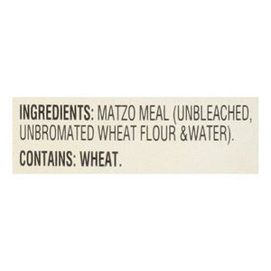 Manischewitz Matzo Meal Traditional 12/16 OZ [UNFI #0236034] [ebt]