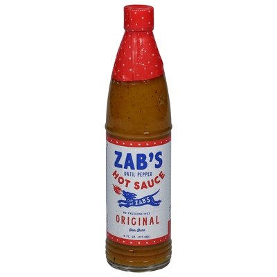 Zabs Original Hot Sauce 12/6 Oz  [UNFI #2860633]