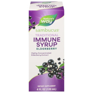 Natures Way Immune Syrup Traditional Elderberry 4 OZ [UNFI #0585968] T