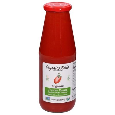 Organico Bello Passata Organic Premium 12/24 OZ [UNFI #2106979] [ebt]