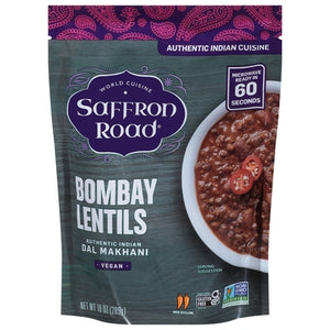 Saffron Road Bombay Lentils Medium 6/10 OZ [UNFI #2760007] [ebt]