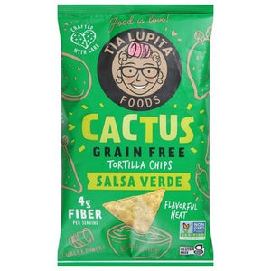 Tia Lupita Tortilla Chips Grain Free Salsa Verde Cactus 12/5 OZ [UNFI #2685469] [ebt]