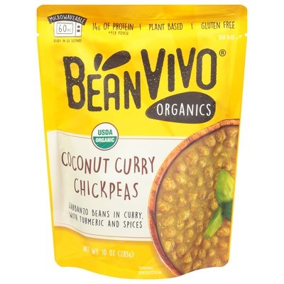 Beanvivo Chickpeas Coconut Curry 6/10 OZ [UNFI #2697886] [ebt]
