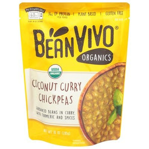 Beanvivo Chickpeas Coconut Curry 6/10 OZ [UNFI #2697886] [ebt]