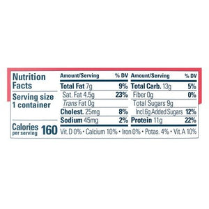 Icelandic Provisions Yogurt Strawberries & Cream Whole Milk Extra Creamy Skyr 12/4.4 OZ [UNFI #3030319] [ebt]