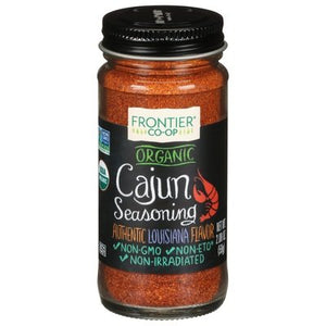 Frontier Nat Prod Co-Op Cajun Seasoning Organic 2.08 OZ [UNFI #0734152] [ebt]