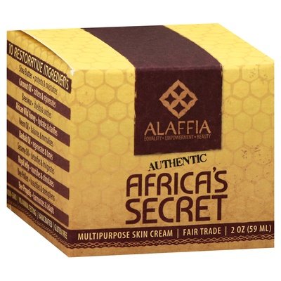 Alaffia Skin Cream Multipurpose Africas Secret 1/2 OZ [UNFI #2089829] T