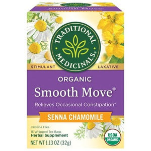 Traditional Medicinals Herbal Supplement Organic Senna Chamomile Tea Bags 6/16 BAG [UNFI #703389] [ebt]