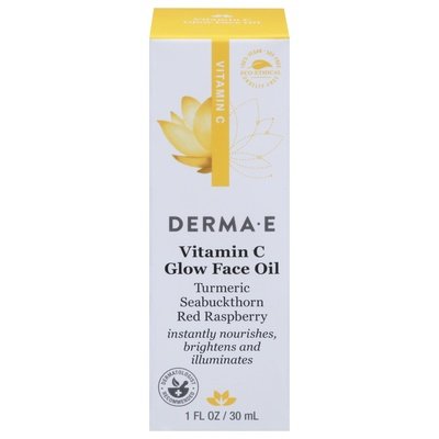 Derma E Face Oil Glow Vitamin C 1/1 OZ [UNFI #2767440] T