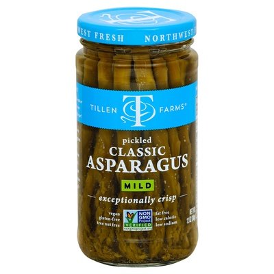 Tillen Farms Asparagus Classic Mild Pickled 6/12 OZ [UNFI #0519660] [ebt]