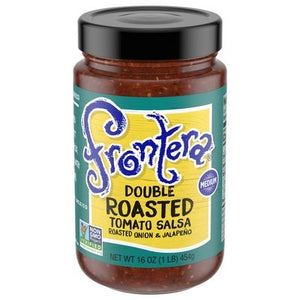 Frontera Tomato Salsa Onion & Jalapeno Double Roasted Medium 6/16 OZ [UNFI #0568832] [ebt]