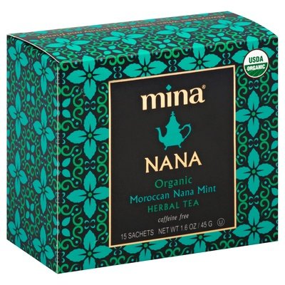 Mina Herbal Tea Organic Moroccan Nana Mint 6/15 CT [UNFI #2354207] [ebt]