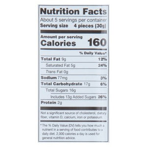 Darrell Lea Milk Chocolate Peanut Brittle 12/5.6 OZ [UNFI #2975290] [ebt] T