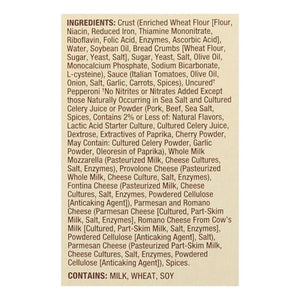 Raos Pepperoni Brick Oven Pizza 12/18.3 Z [UNFI  #2868198]