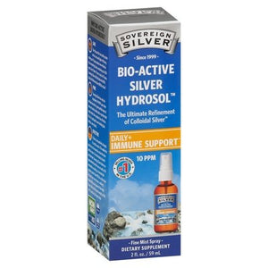 Sovereign Silver Bio-Active Silver Hydrosol 10 PPM Fine Mist Spray 2 OZ [UNFI #2155570] T