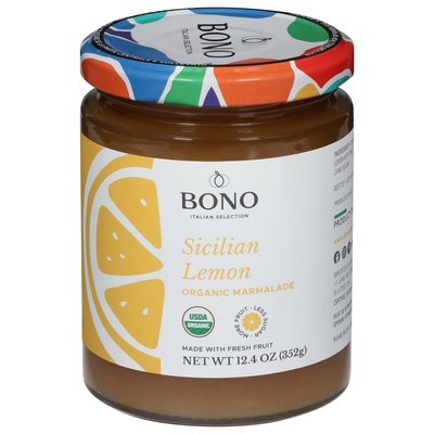 Bono Marmalade Organic Sicilian Lemon 6/12.4 OZ [UNFI #2226579] [ebt]
