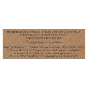 Hu Dark Chocolate Organic Cashew Butter + Pure Vanilla Bean 70% Cacao 12/2.1 OZ [UNFI #2739605] [ebt] T