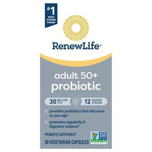 Renew Life Probiotic Adult 50+ Vegetarian Capsules 6/30 VCAP [UNFI #2624021] T