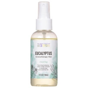 Aura Cacia Aromatherapy Mist Eucalyptus Clearing 1/4 OZ [UNFI #276956] T