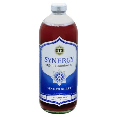 Gts Kombucha Organic Gingerberry 6/48 OZ [UNFI #2128445] [ebt] T