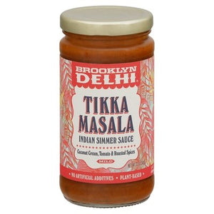 Brooklyn Delhi Indian Simmer Sauce Tikka Masala Mild 6/12 OZ [UNFI #2468288] [ebt]