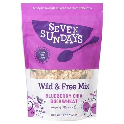 Seven Sundays Wild & Free Mix Blueberry Chia Buckwheat 6/12 OZ [UNFI #1707132] [ebt]