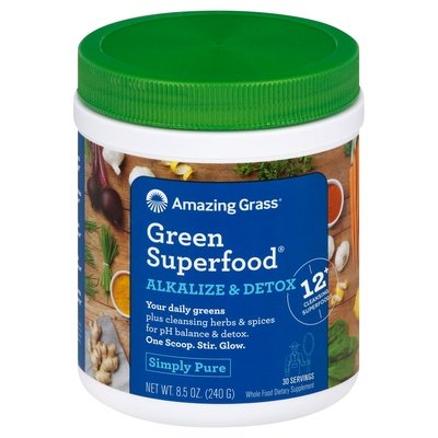 Amazing Grass Green Superfood Simply Pure Alkalize & Detox 1/8.5 OZ [UNFI #1879022] T