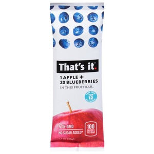 Thats It Fruit Bar Apple + Blueberries 12/1.2 OZ [UNFI #1517580] [ebt]