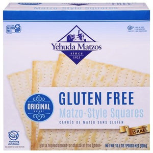 Yehuda Matzo-Style Squares Gluten Free Original 12/10.5OZ [UNFI #0114462] [ebt]