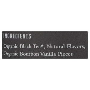 Paromi Tea Black Tea Bourbon Vanilla Caffeinated Pyramid Sachets 6/15 CT [UNFI #2149466] [ebt]