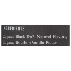 Paromi Tea Black Tea Bourbon Vanilla Caffeinated Pyramid Sachets 6/15 CT [UNFI #2993491] [ebt]