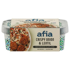 Afia Crispy Onion Lentils 6/10 OZ [UNFI  #2977262]