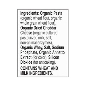 Annies Homegrown Macaroni & Cheese Shells & Real Aged Cheddar Grassfed 12/6 OZ [UNFI #1590306] [ebt]