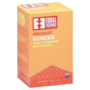 Equal Exchange Herbal Tea Organic Ginger Tea Bags 6/20 CT [UNFI #2719219] [ebt]