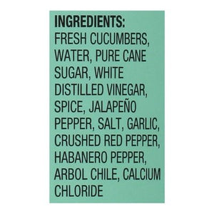 Suckerpunch Pickles Three Pepper Spears Fiery Heat 6/24 OZ [UNFI #2332799] [ebt]