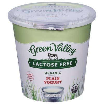 Green Valley Creamery Yogurt Lactose Free Organic Plain 6/24 OZ [UNFI #1796879] [ebt]