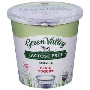 Green Valley Creamery Yogurt Lactose Free Organic Plain 6/24 OZ [UNFI #1796879] [ebt]
