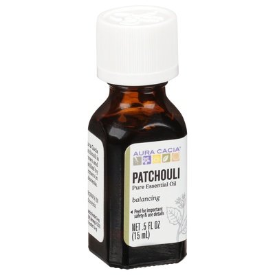 Aura Cacia Pure Essential Oil Patchouli Balancing 1/.5 OZ [UNFI #445528] T