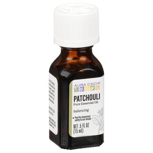 Aura Cacia Pure Essential Oil Patchouli Balancing 1/.5 OZ [UNFI #445528] T