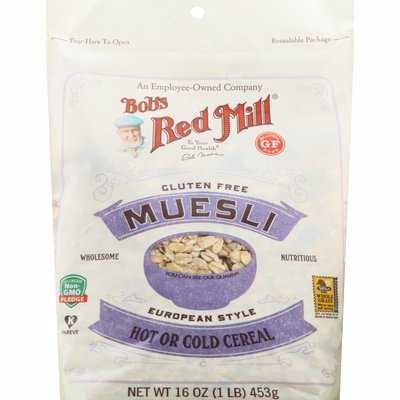 Bobs Red Mill Muesli Gluten Free European Style 4/16 OZ [UNFI #2299758] [ebt]