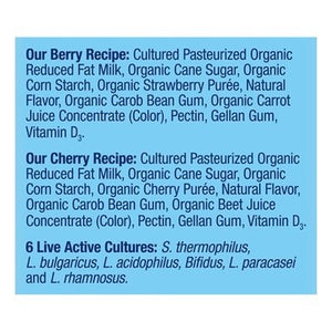 Stonyfield Organic Yogurt Lowfat Organic Cherry/Berry 8/8/2 OZ [UNFI #972448] [ebt]