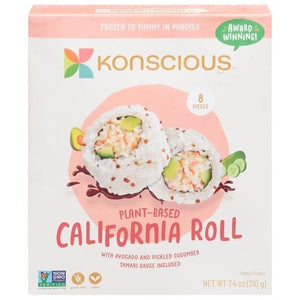 Konscious California Rolls Vegan 8/7.4 OZ [UNFI  #2973469]