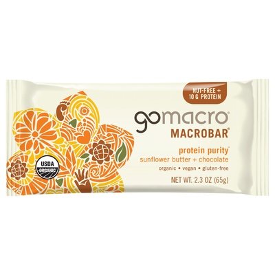 Gomacro Macrobar Sunflower Butter + Chocolate 12/2.3 OZ [UNFI #1622521] [ebt]