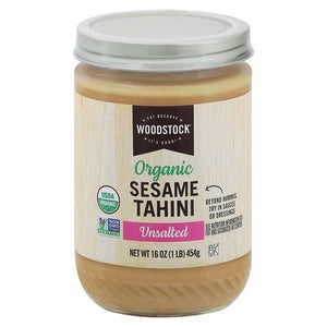 Woodstock Sesame Tahini Organic Unsalted 12/16 OZ [UNFI #0101170] [ebt]