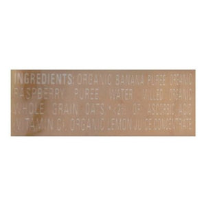 Happy Baby Baby Food Organic Bananas Raspberries & Oats 2 (6+ Months) 16/4 OZ [UNFI #1796929] [ebt]