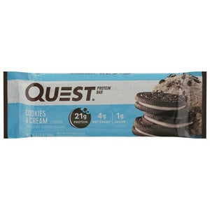 Quest Protein Bar Cookies & Cream 12/2.12OZ [UNFI #1696178] [ebt]